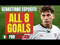 Sebastiano Esposito - ALL 8 GOALS FOR CAGLIARI IN Skills Highlights
