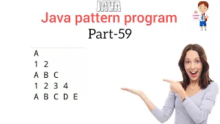 Java pattern program tutorial part 59 Easy Learning Genius