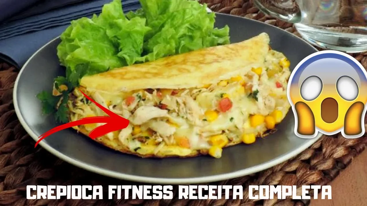 CREPIOCA FIT RECEITA COMPLETA!