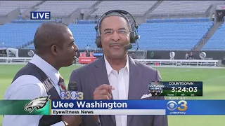 You Were A Hero In Our Inner City Deion Sanders Crashes Ukee Washington Live Shot