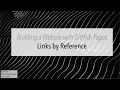 GitHub Pages Links by Reference