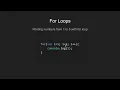 16 for loops