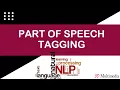 Part of Speech Tagging in NLP POS Tagging Natural Language Processing NLP Python Tutorial 05