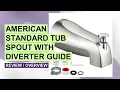 Universal Bathtub Faucet with Diverter Review - Easy Install Leak-Proof Tub Spout