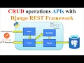 REST APIs with Django REST Framework Tutorials PostgreSQL Database Django REST APIs CRUD