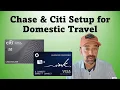 A Chase and Citi Credit Card Setup for Families Who Travel Domestically