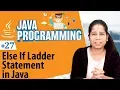 Else If Ladder Statement - Decision Making Statements in Java