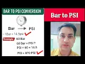Bar to PSI Conversion