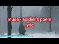 Download Lagu muse - soldier's poem (lyric english indonesia)