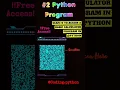 Program-Python Basic Calculator program If Elif Else Statement Coding python