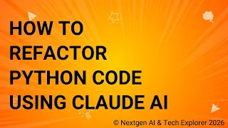 How to Refactor Python Code Using Claude AI