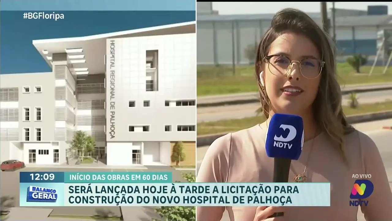 Licitação para construção do novo hospital de Palhoça começa nesta quinta-feira