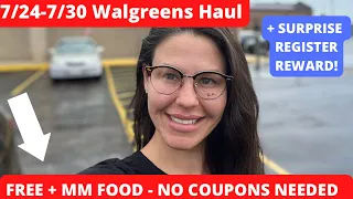 Walgreens Haul FREE MM FOOD No Coupons Needed Walgreens Deals