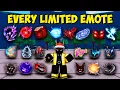 EVERY LIMITED EMOTE The Strongest Battlegrounds
