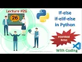 if else - if-elif-else in Python Control Statements Part-2