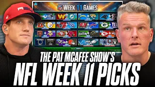 The Pat McAfee Show Picks Predicts Every Game For NFL s Week 11 Weekend