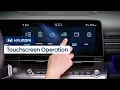 Touchscreen Operation Hyundai