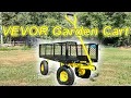 SAVE YOUR BACK VEVOR Garden Cart Unboxing Assembly and USE vevor