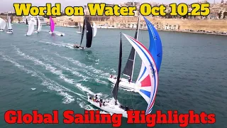 World on Water Oct 10.25 ROLEX Maxi’s, Melges 24, 5.5 Class, TRANSAT CAFÉ L’OR, ILCA Masters, more