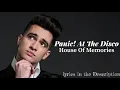 Panic! At The Disco|House Of Memories (Speed Up)