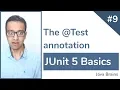 JUnit 5 Basics 9 - The Test annotation