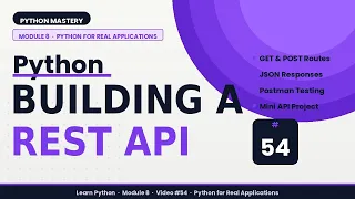 Build REST API Using Python Flask API Tutorial for Beginners HNM Technologies