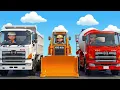 🎶 Roda-Roda Alat Berat Berputar 🚍 Lagu Anak Lucu | KSG Lagu Populer