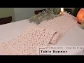DIY Macrame Table Runner Elegant Pattern Made Super Easy Step by Step Guide for Beginners