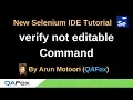 New Selenium IDE - Part 45