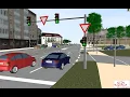 PTV Vissim Simulation of a Complex Intersection