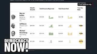 Leaked IRS Files Billionaires Bezos Musk Bloomberg Buffett Avoided Taxes as Wealth Soared
