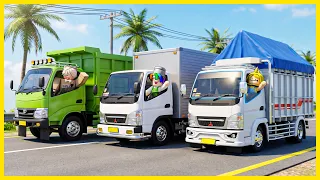 DUNDUN & LEMON JADI SUPIR TRUK DAN ANTAR KELAPA SAWIT DI ROBLOX!
