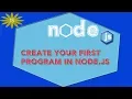 introduction to nodejs using cmd how to print hello world in node js