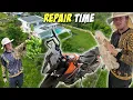 Download Lagu DIY Motorbike OVERHAUL Oil, Filters, Chain, Clutch, Tires, Paint \u0026 Travel Box - Life in the PH