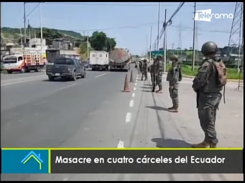 Masacre en cuatro cárceles del Ecuador