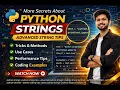 Python Strings Secrets Every Beginner Should Know Advanced String Tricks