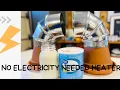 No Electricity Needed Heater Emergency Heat And Light For 72 Days With Vegetable Shortening Candles