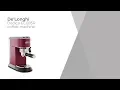 De longhi Dedica EC685R Coffee Machine - Red Product Overview Currys PC World