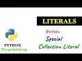 Boolean And Special Literals Python Literals