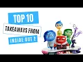 Top 10 Takeaways from Inside Out and Inside Out 2