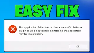 How To Fix No Qt Platform Plugin Could Be Initialized Error The Application Failed To Start - 2026