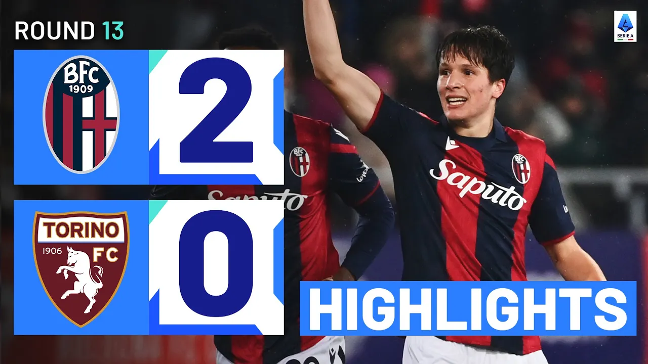 BOLOGNA-TORINO 2-0 | HIGHLIGHTS | Bologna go SIXTH in ...