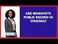 Are Mugshots Public Record in Virginia