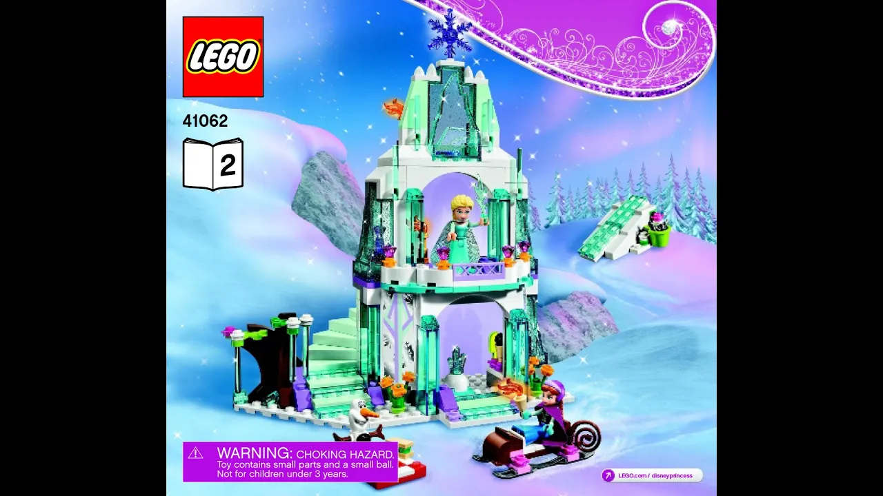 LEGO Frozen Elsa's Sparkling Ice Castle 41062 Disney Princess Flash Speed Build - BrickQueen