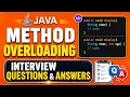 Java Method Overloading Explained with Practical Example Method Selection OOPs
