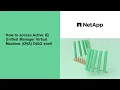 How to access Active IQ Unified Manager Virtual Machine OVA DIAG shell