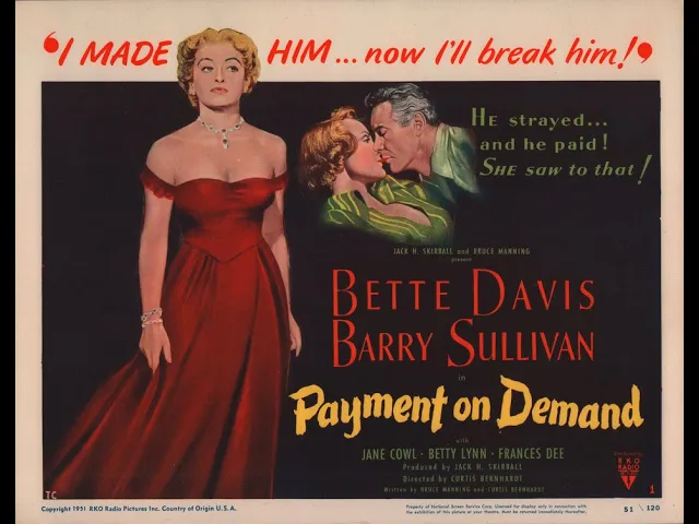 Payment on Demand 1951) Trailer