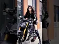 Download Lagu girl awesome bike stunts trending video Korean girl