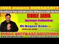 Core Java Garbage Collection by Nagoor Babu Sir