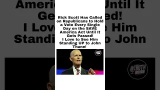 Rick Scott JUST DROPPED A BOMBSHELL On John Thune